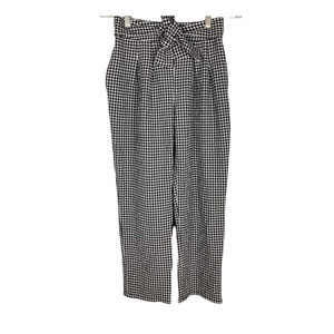 Sienna Sky Black and White Checkered Cropped Pants